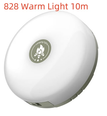 Linterna de camping recargable de 7 colores
